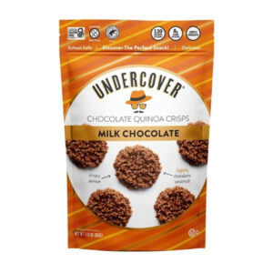 Undercover Snacks Milk Chocolate Pouch, 3 Ounce, 12 Per Case