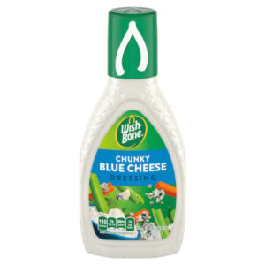Wish-Bone Blue Cheese Dressing Bottle, 8 Fluid Ounce, 12 Per Case