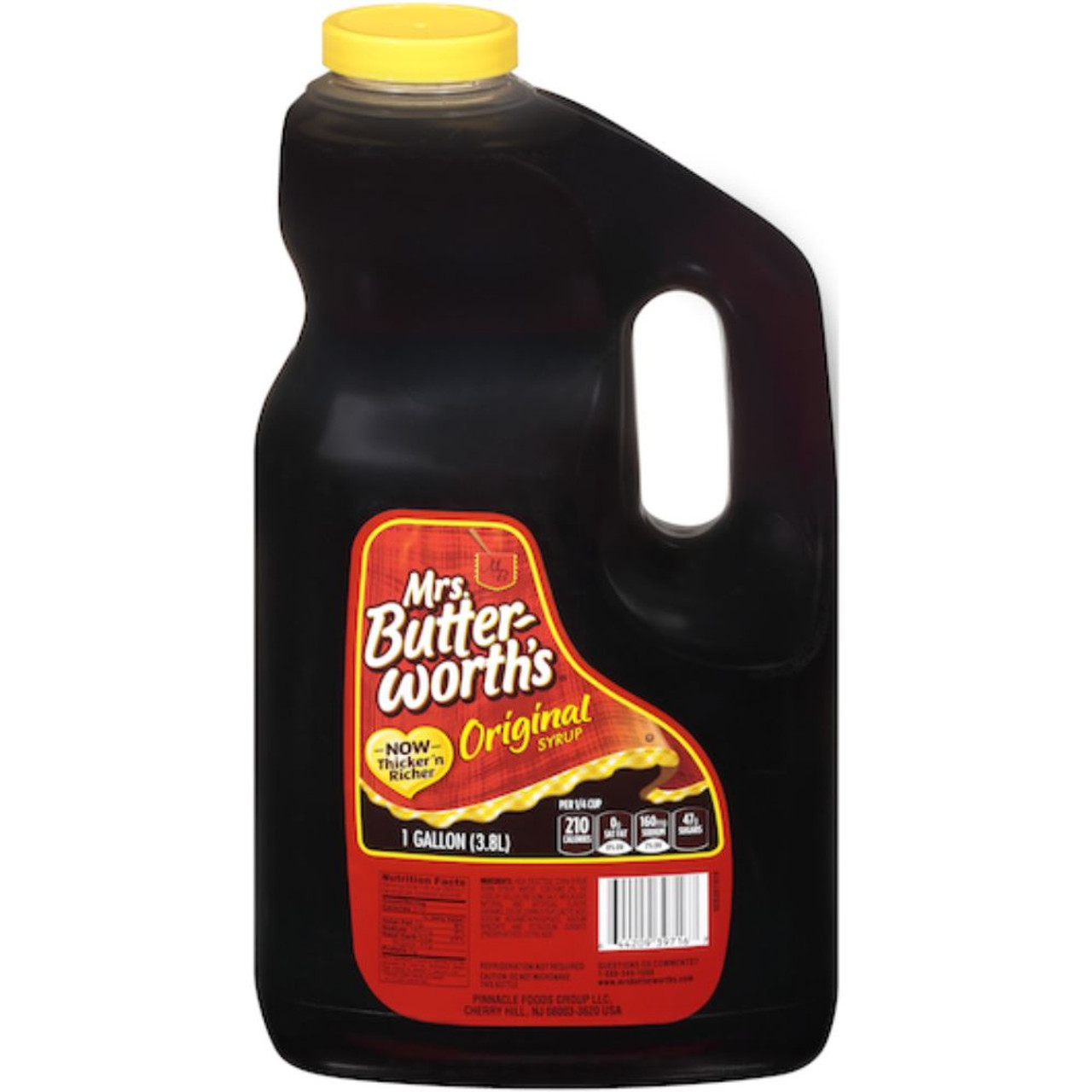 Mrs. Butterworth Original Syrup, 1 Gallon Jug, 4/Case