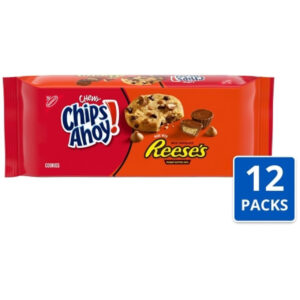 Chips Ahoy Reeses Chewy Cookie, 0.083 Pound, 12 Packs Per Case
