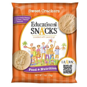 Dick And Jane Food & Nutrition Educational Snack Crackers, 1 Ounces, 120 per Case