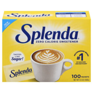 Splenda Sucralose No Calorie Sweetener, 1 Gram Packet - 100/Pack - 12 Packs/Case