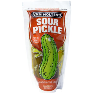 Van Holten s Large Sour Pickle, 1 Per Pouch - 12 Per Case