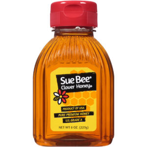 Sue Bee Bottle Honey Bottle, 8 Ounce, 12 Per Case