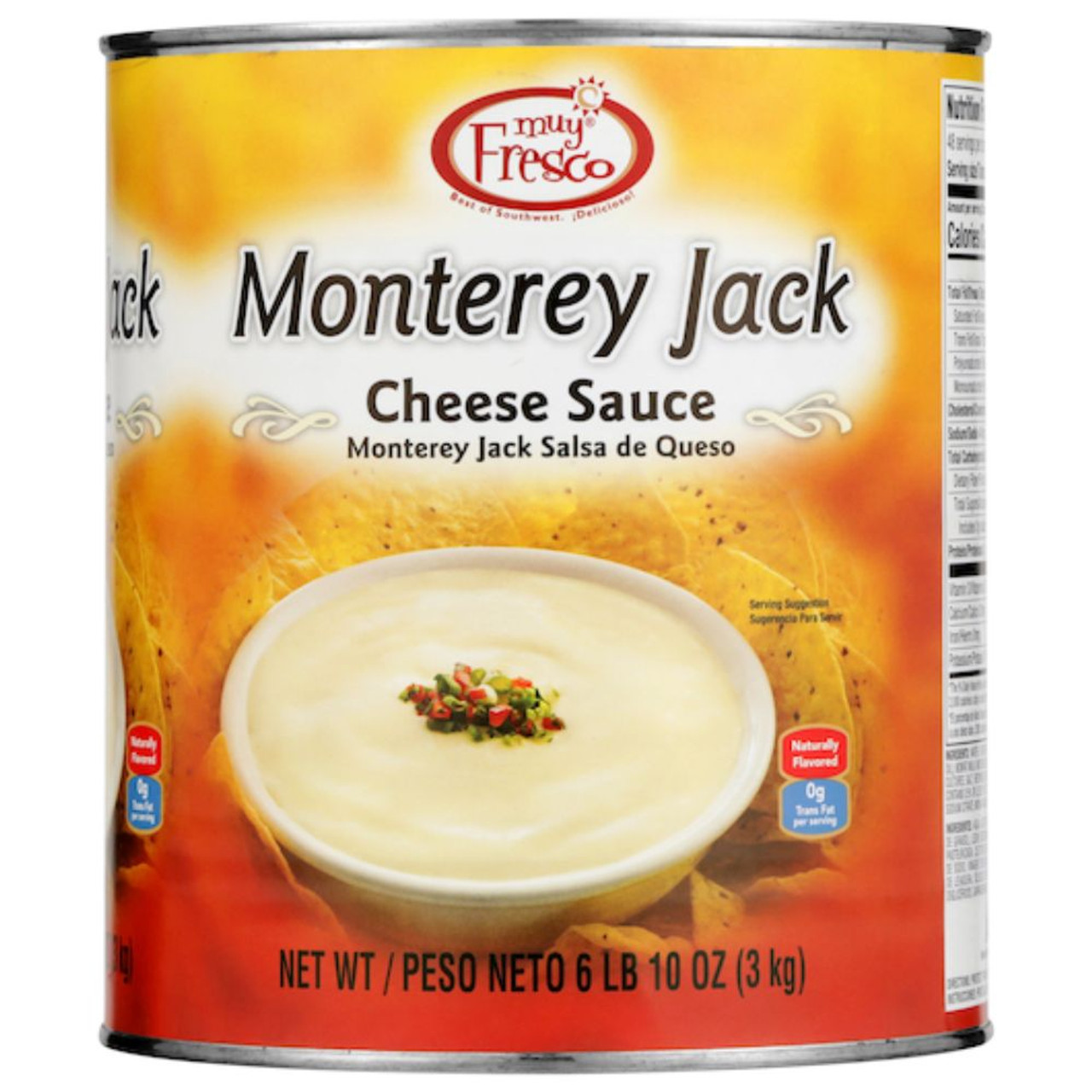 Muy Fresco Monterey Jack Cheese Sauce, 6.63 Pound, 6 Per Case