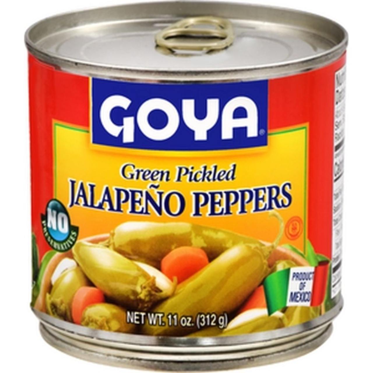 Goya Jalapeno Peppers Whole, 11 Ounces, 12 Per Case