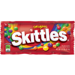 Skittles Bite Size Original Candy, 2.17 Ounces, 360 Per Case