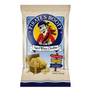 Pirate s Booty Aged White Cheddar Cheese Puffs, 1 Ounces, 24 Per Case