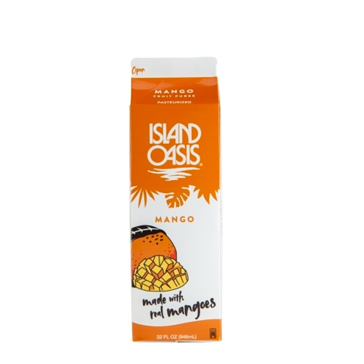 Island Oasis Mango Beverage Mix, 32 Fluid Ounce, 12 Per Case