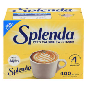 Splenda No Calorie Sweetener Packet, 400 Per Pack - 4 Packs Per Case