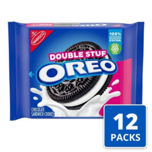 Oreo Original Double Stuf Cookies, 14.03 Ounce, 12 Packs Per Case