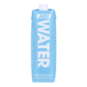 Just Water Natural Alkaline Spring Water, 33.8 Ounce, 12 Per Case