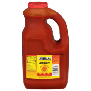 Louisiana Hot Sauce Habanero, 1 Gallon, 4 Per Case