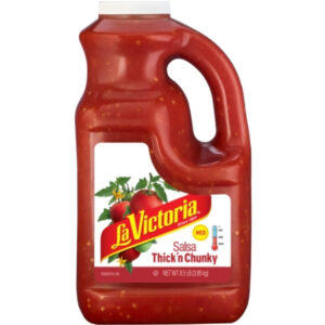 La Victoria Alamo Street Salsa, Medium, Thick & Chunky, 1 Gallon, 4 Per Case