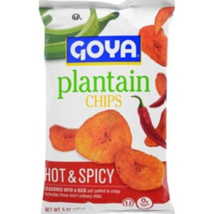 Goya Chips Plantain Hot & Spicy, 5 Ounces, 12 Per Case