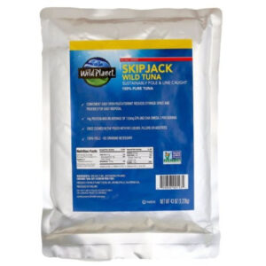 Wild Planet Foods Skipjack No Salt Wild Tuna, 43 Ounces, 6 Per Case