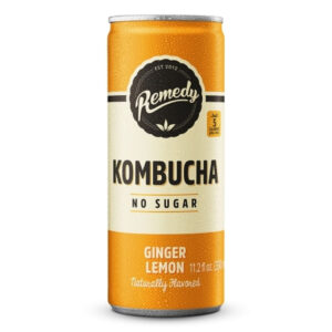 Remedy Kombucha Ginger Lemon, 11 Fluid Ounce, 12 Per Case
