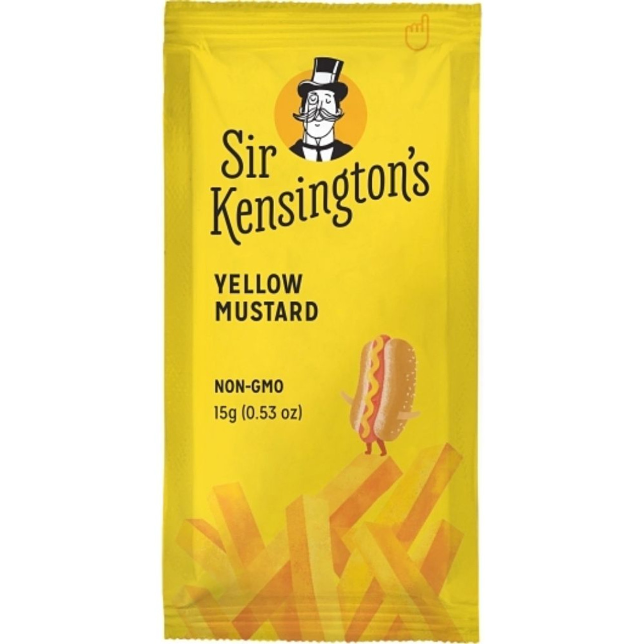 Sir Kensington s Yellow Mustard, 15 Gram Packet , 600 per case