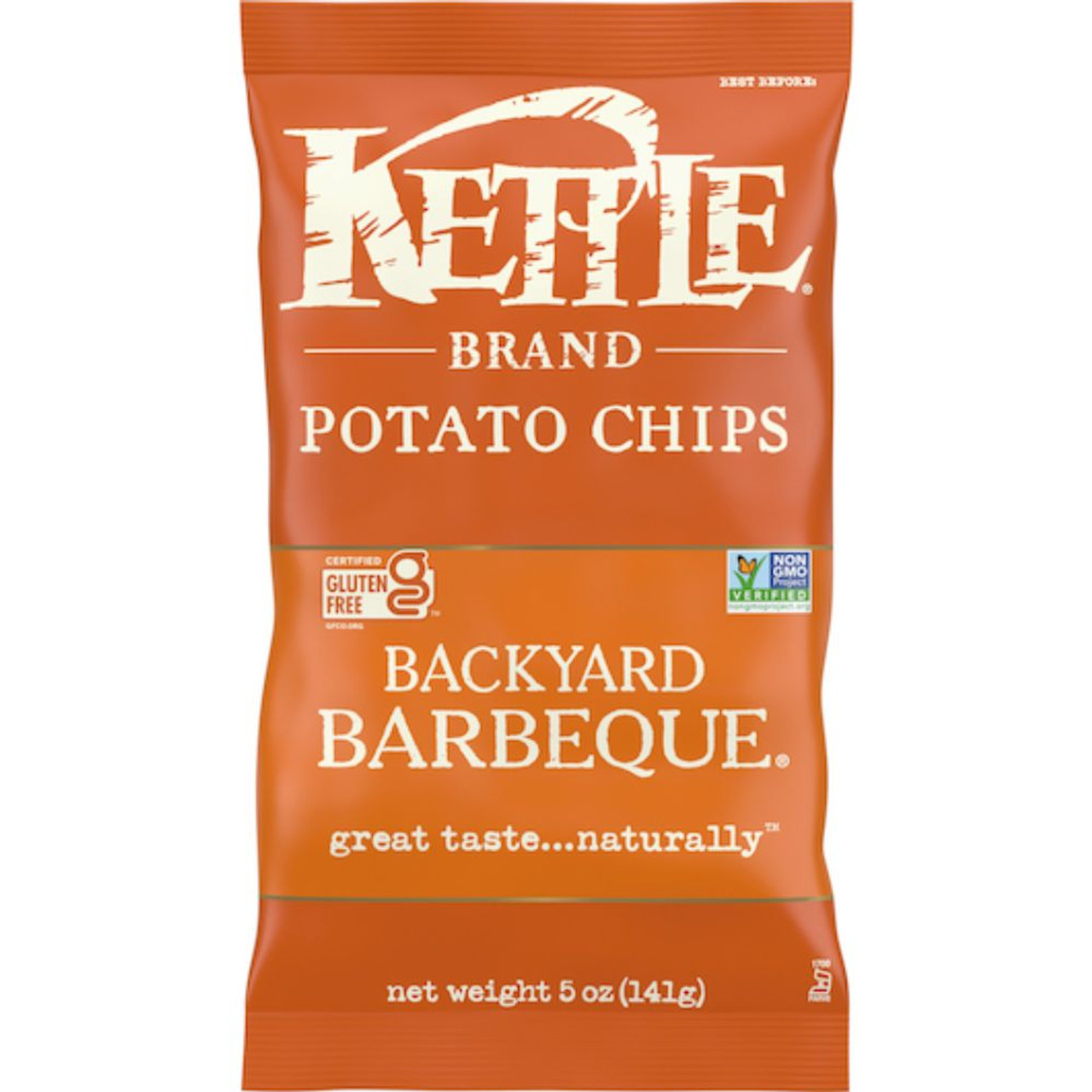 Kettle Foods Potato Chip Backyard BBQ, 5 Ounces, 15 Per Case