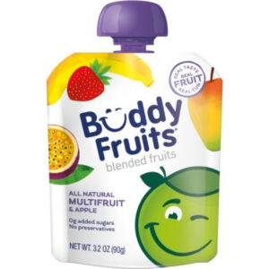 Buddy Fruits Pure Blended Multi-Fruit Snack, 3.2 Ounces, 18 Per Case