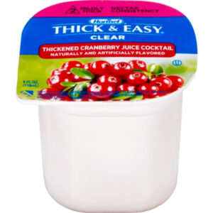 Thick & Easy Clear Thickened Cranberry Juice Nectar Consistency 4 Ounce, 24/Case