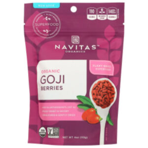 Navitas Organics Organic Goji Berries, 4 Ounces, 12 Per Case
