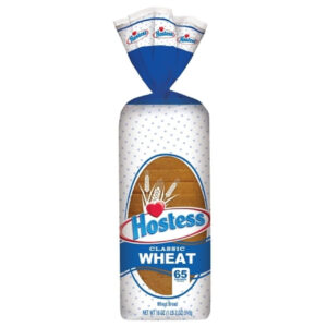 Hostess Wheat Bread Fresh Case, 18 Ounce, 4 Packs Per Case