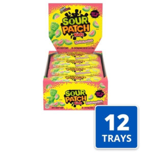 Sour Patch Kids Watermelon Gummy Candy, 2 Ounce, 24 Per Box, 12 Boxes Per Case