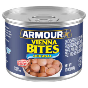 Armour Vienna Sausage Bites - Original Flavor, 10 Oz. per Pack, 12 Per Case