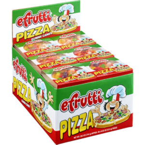 Efrutti Pizza Gummy Candy, 0.55 Ounce, 384 Per Case