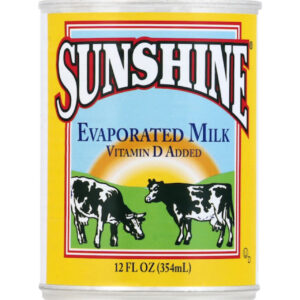 Sunshine Evaporated Milk, 12 Fluid Ounces, 24 Per Case