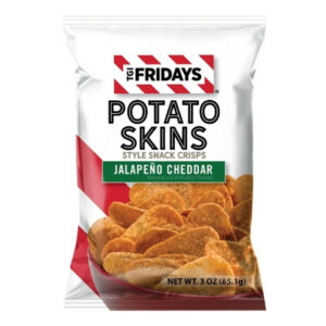 TGI Fridays Jalapeno Cheddar Potato Skins , 3 Ounces Per Bag - 6 Per Case