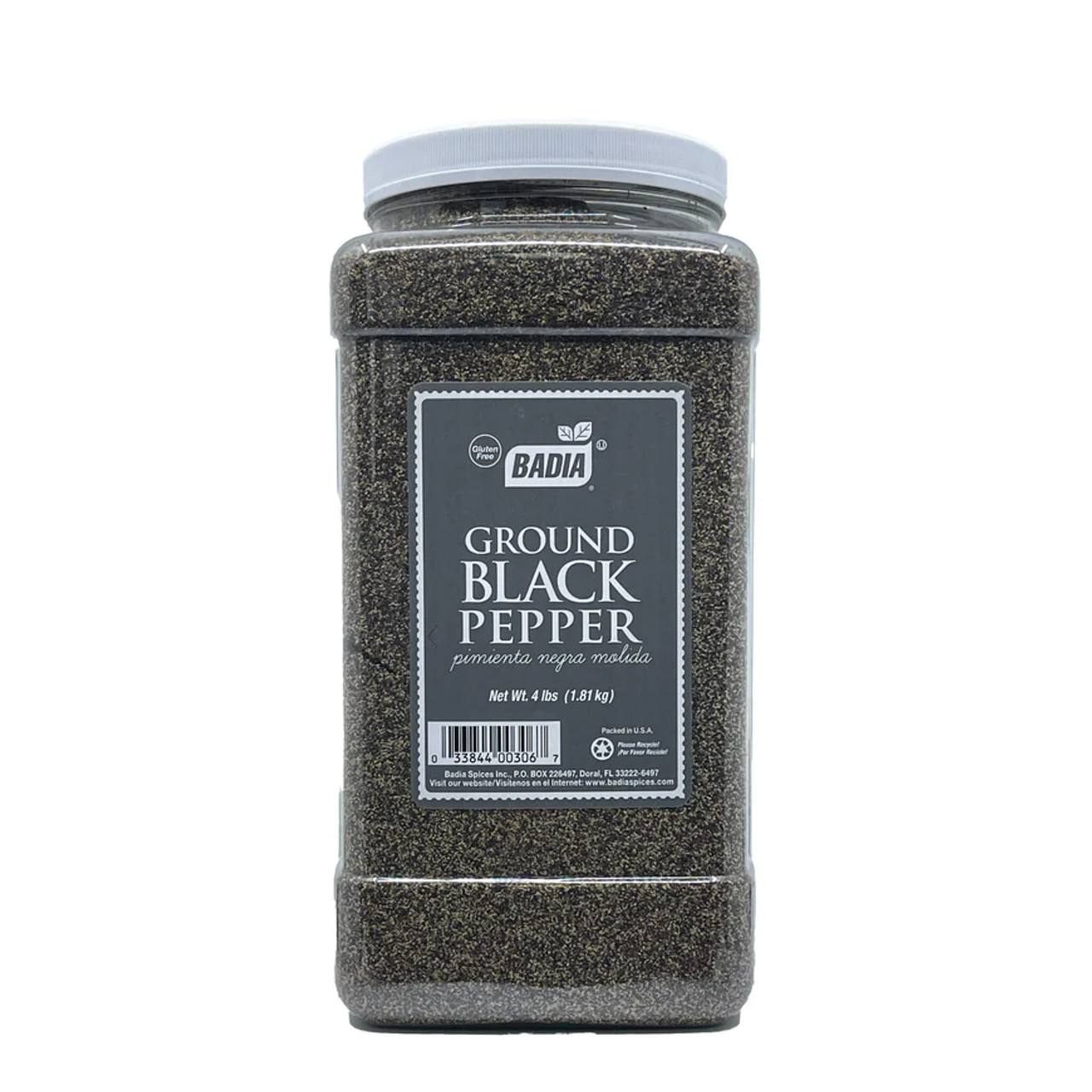 Badia Ground Black Pepper, 4 Pounds, 4 Per Case