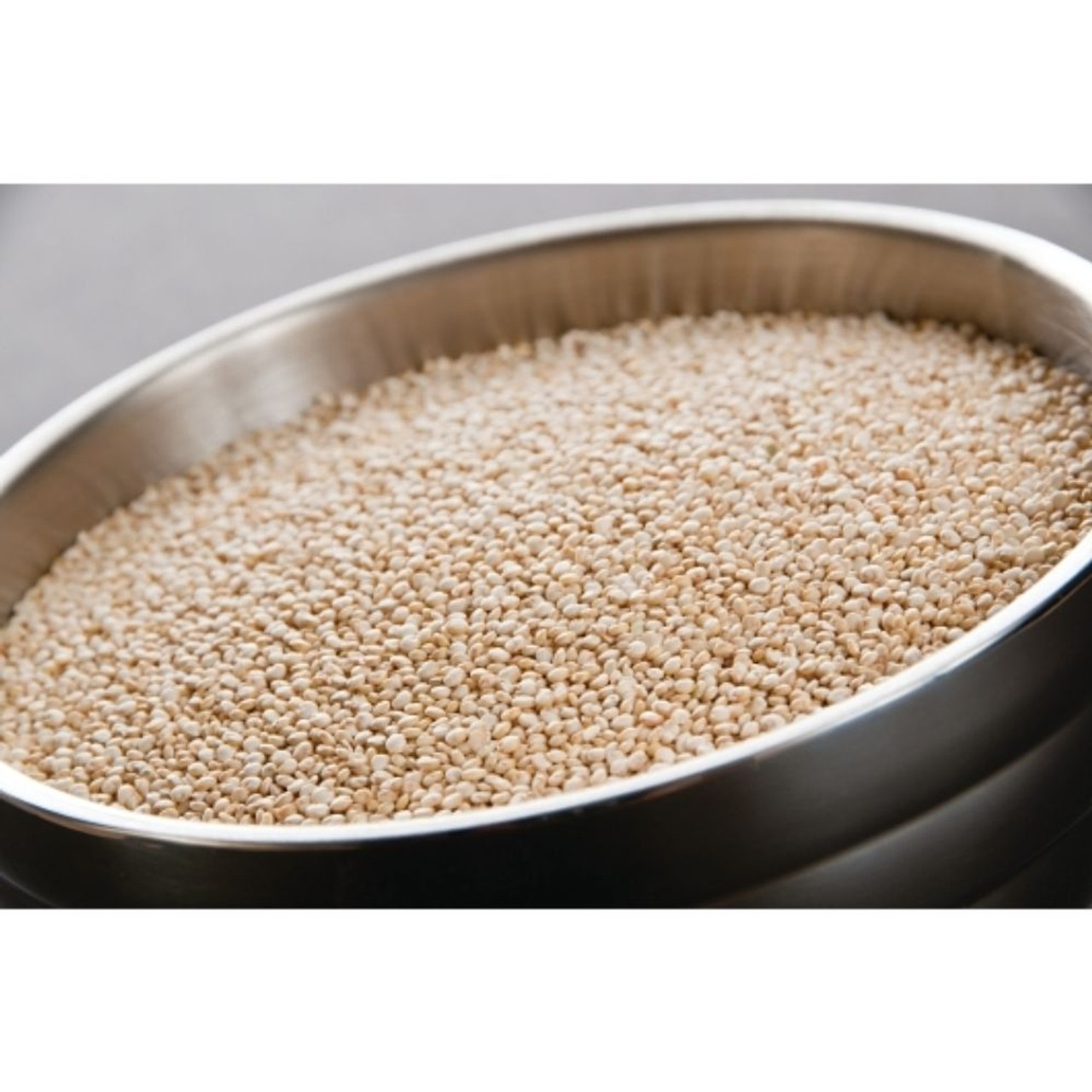 Inharvest Inc Grain, Organic Quinoa White, 25 Pound