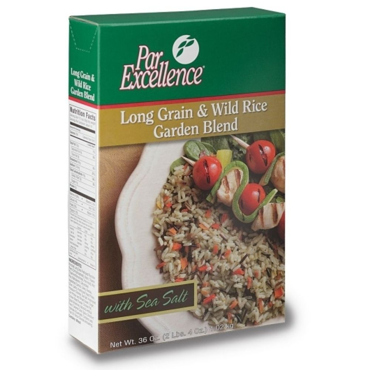 Producers Rice Mill Par Excellence Long & Wild With Garden Blend Seasoned Rice Mix, 36 Ounces, 6 Per Case