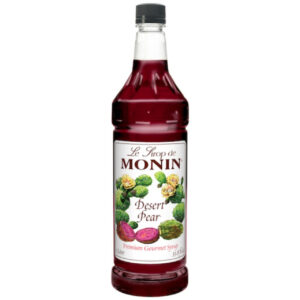 Monin Premium Flavoring Syrup, Desert Pear, 1 Liter (Pack of 4)