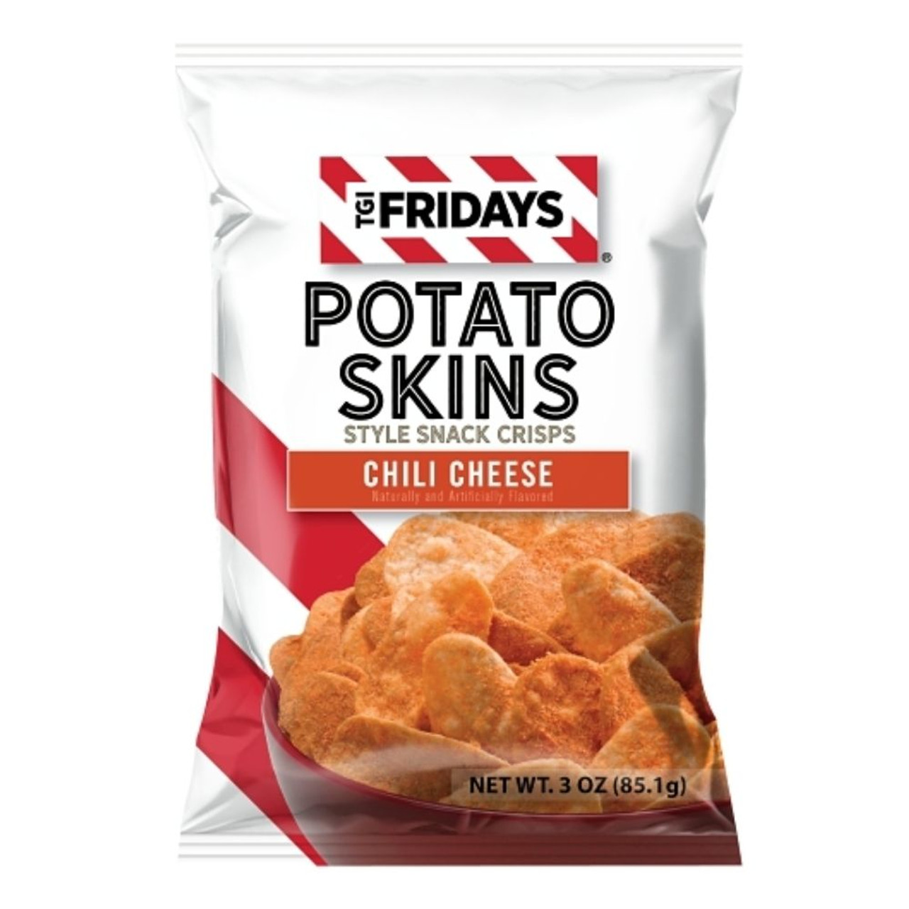 TGI Fridays Chili Cheese Potato Skins, 3 Ounce Per Bag - 6 Per Case