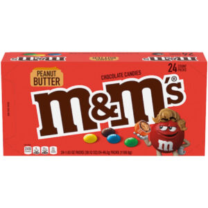 M&M s Peanut Butter Candy, 1.63 Ounces, 288 Per Case