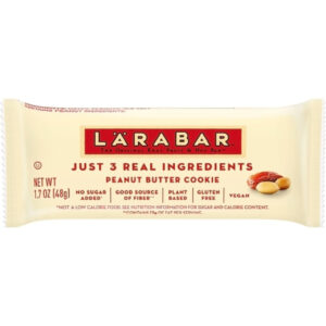 Larabar Vegan Gluten Free Peanut Butter Cookie Snack Bar, 27.2 Ounces, 4 Per Case