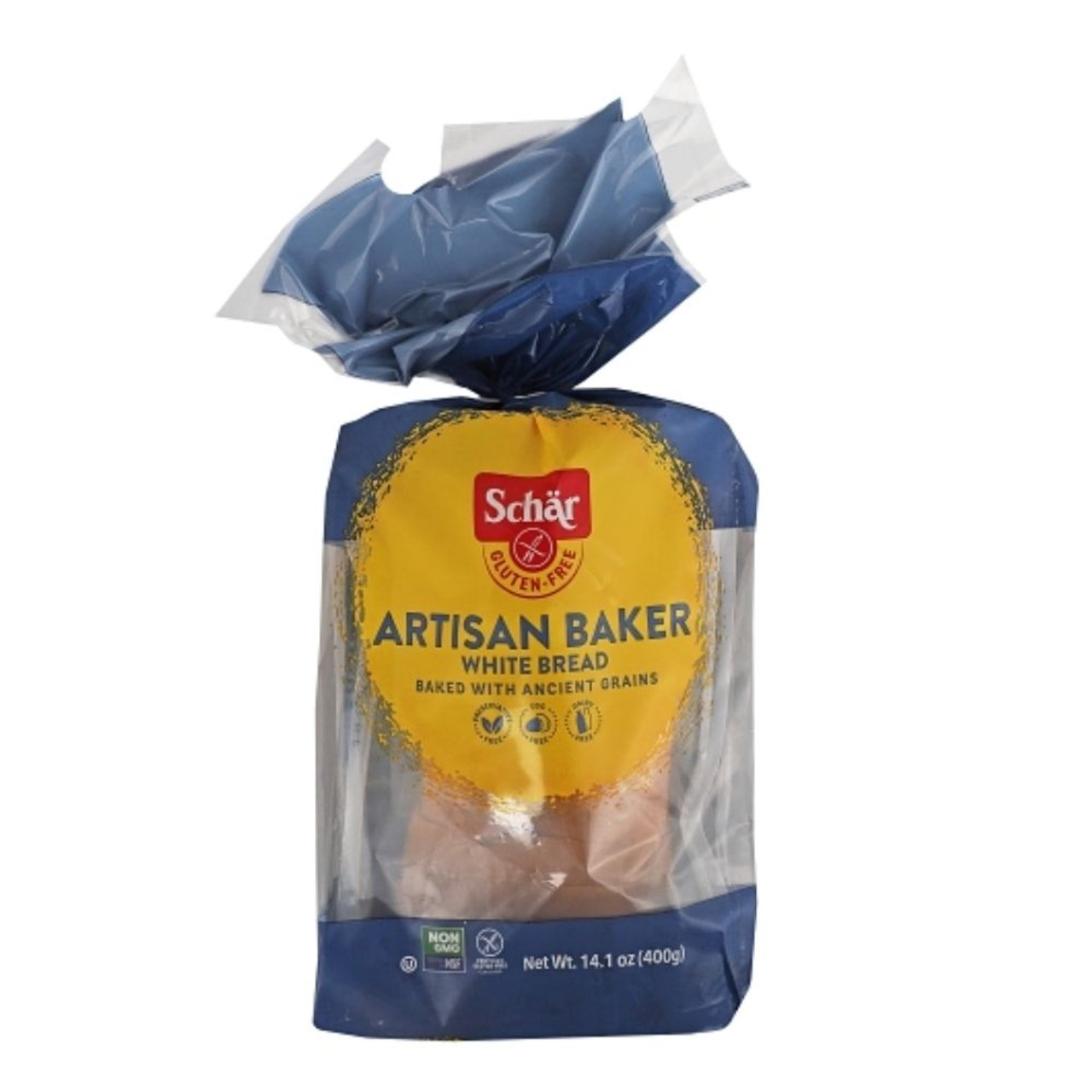 Schar Gluten Free Artisan White Sourdough Bread, 14.1 Ounce, 8 Per Case