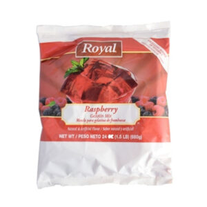 Royal Raspberry Flavored Gelatin Mix, 24 Ounce, 12 Per Case