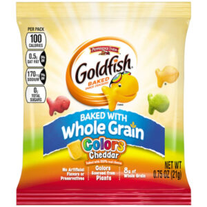 Pepperidge Farms Goldfish Cheddar Colors Crackers, 0.75 Ounce, 300 Per Case