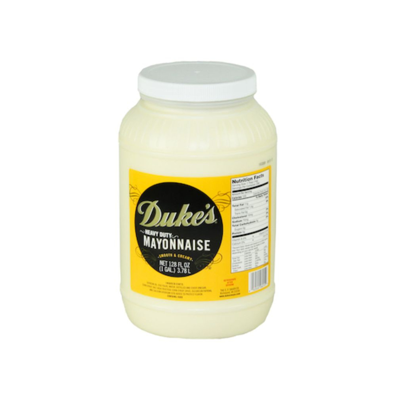 Dukes Heavy Duty Mayonnaise, 1 Gallon, 4 Per Case