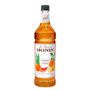 Monin Winter Citrus Syrup, 1 Liter, 4 Per Case