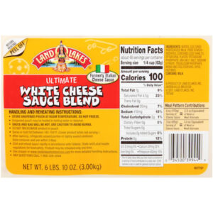Land O  Lakes Ultimate Creamy White Cheese Sauce, 106 Ounce, 6 Per Case