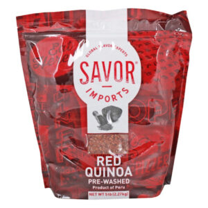 Savor Imports Red Quinoa Grain, 5 Pound, 2 Per Case