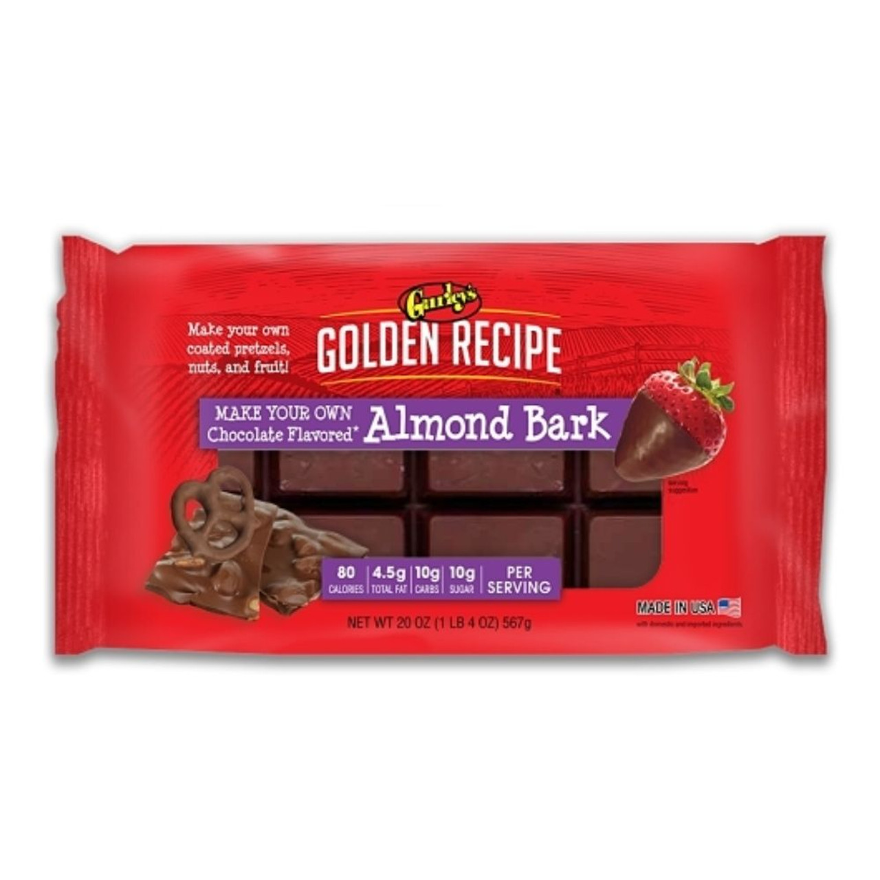 Gurley s Chocolate Almond Bark, 20 Ounces, 12 Per Case
