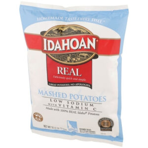 Idahoan Foods Low Sodium Real Mashed Potatoes, 25.2 Ounces, 12 Per Case