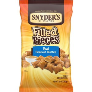 Snyders Peanut Butter Filled Pieces Pretzel, 10 Ounces, 12 Per Case