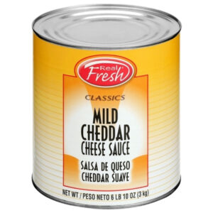 Real Fresh Mild Cheddar Cheese Sauce, 6.63 Pound, 6 Cans Per Case